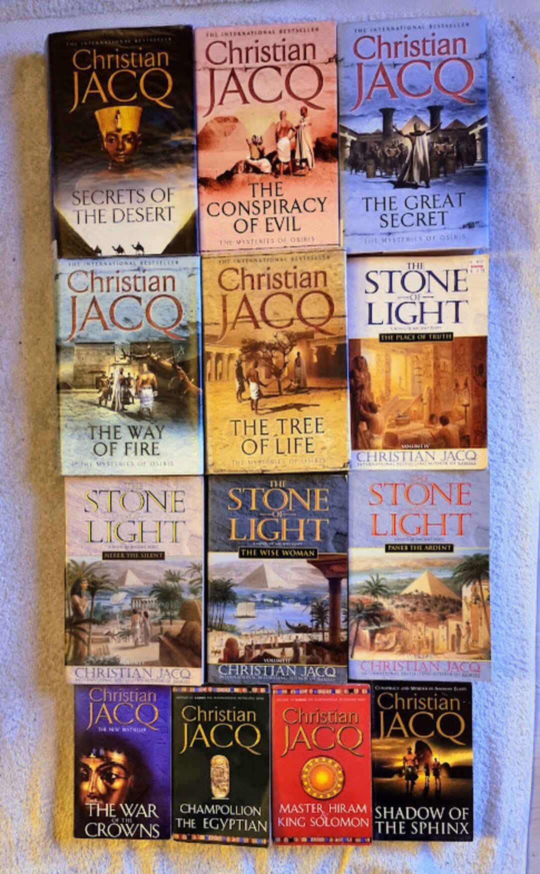 Christian Jacq 1.49 Ea. Books Preowned Historical Mystery Etsy