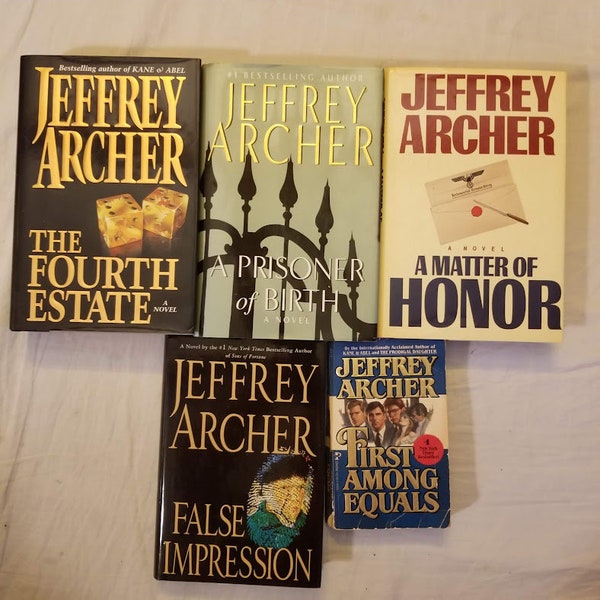Jeffrey Archer 1.49 ea. Books Pre-owned - Mystery, Thriller