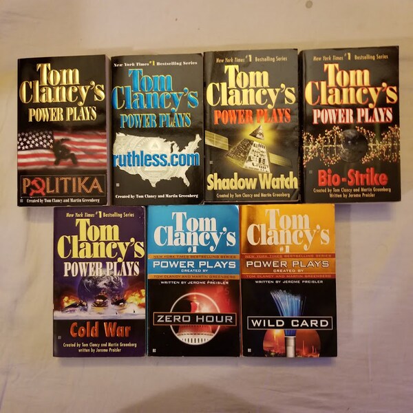 Tom Clancy 1.49 ea. Books Pre-owned - Thriller