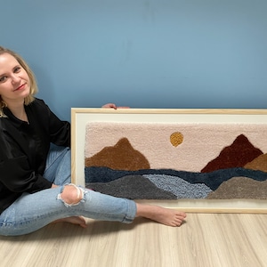 Tufting textile painting
