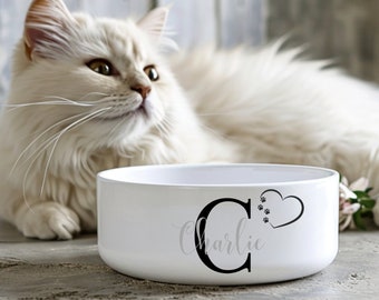 Personalisierter Futternapf - Personalisiertes Haustier Geschenk - Hund Futternapf - Katze Futternapf - individueller Futternapf Geschenk