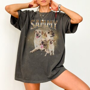 Custom Pet T-Shirt Personalized 90s Pet T-Shirt Retro Dog T-Shirt Pet Personalized Comfort Colors 90s Shirt