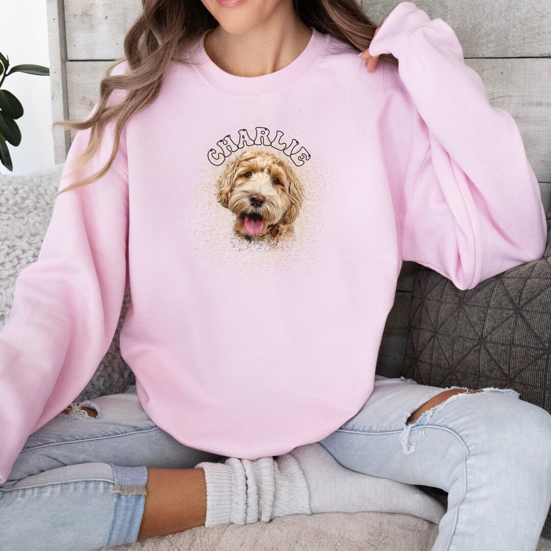 Personalized Pet Sweater With Photo Pet Portrait Sweater Personalized