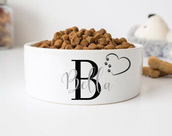 Bol de nourriture personnalisé - Cadeau personnalisé pour animaux de compagnie - bol de nourriture pour chien - bol de nourriture pour chat - cadeau de bol de nourriture personnalisé