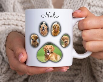 Personalized Pet Mug with Pet Photo + Name Custom Dog Mug Dog Coffee Mug Pet Loss Gift