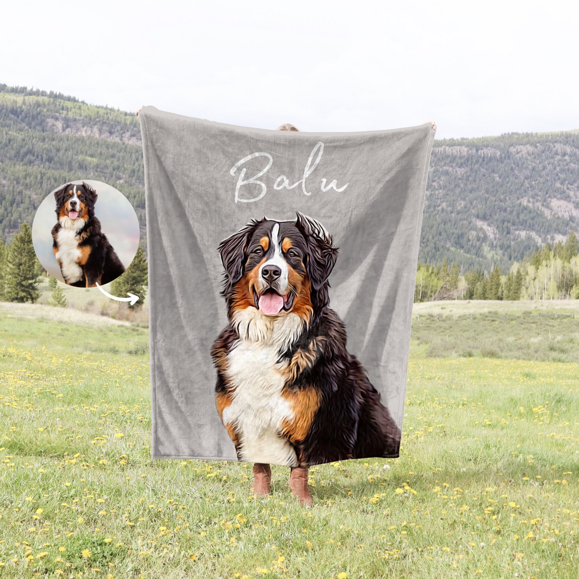 Custom pet blanket canada 2025