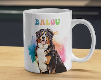 Personalized Pet Mug with Pet Photo + Name Custom Dog Mug Dog Coffee Mug Personalized - Pet Mugs