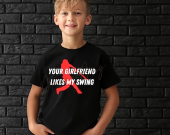 Your Girlfriend Likes My Swing Kids Heavy Cotton Tee