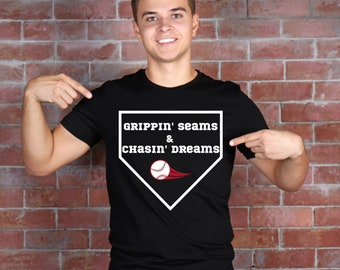 Grippin' Seams & Chasin' Dreams Kids Heavy Cotton Tee
