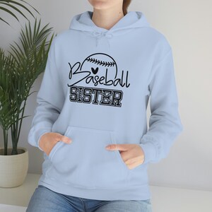Baseball Sister Unisex Heavy Blend Hooded Hoodie