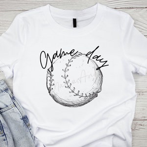 Game Day Baseball Digital Download, Sublimation Download, Instant Download, PNG, SVG, Digital Image