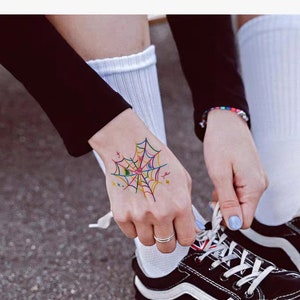 Colored Temporary Tattoo