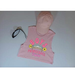 Custom Gay Sleeveless Crop Top, Sissy, Gay Gifts, Custom Gay Sleeveless Half Shirt, Gay Gifts, Sissy Clothing, Custom Sissy Clothes