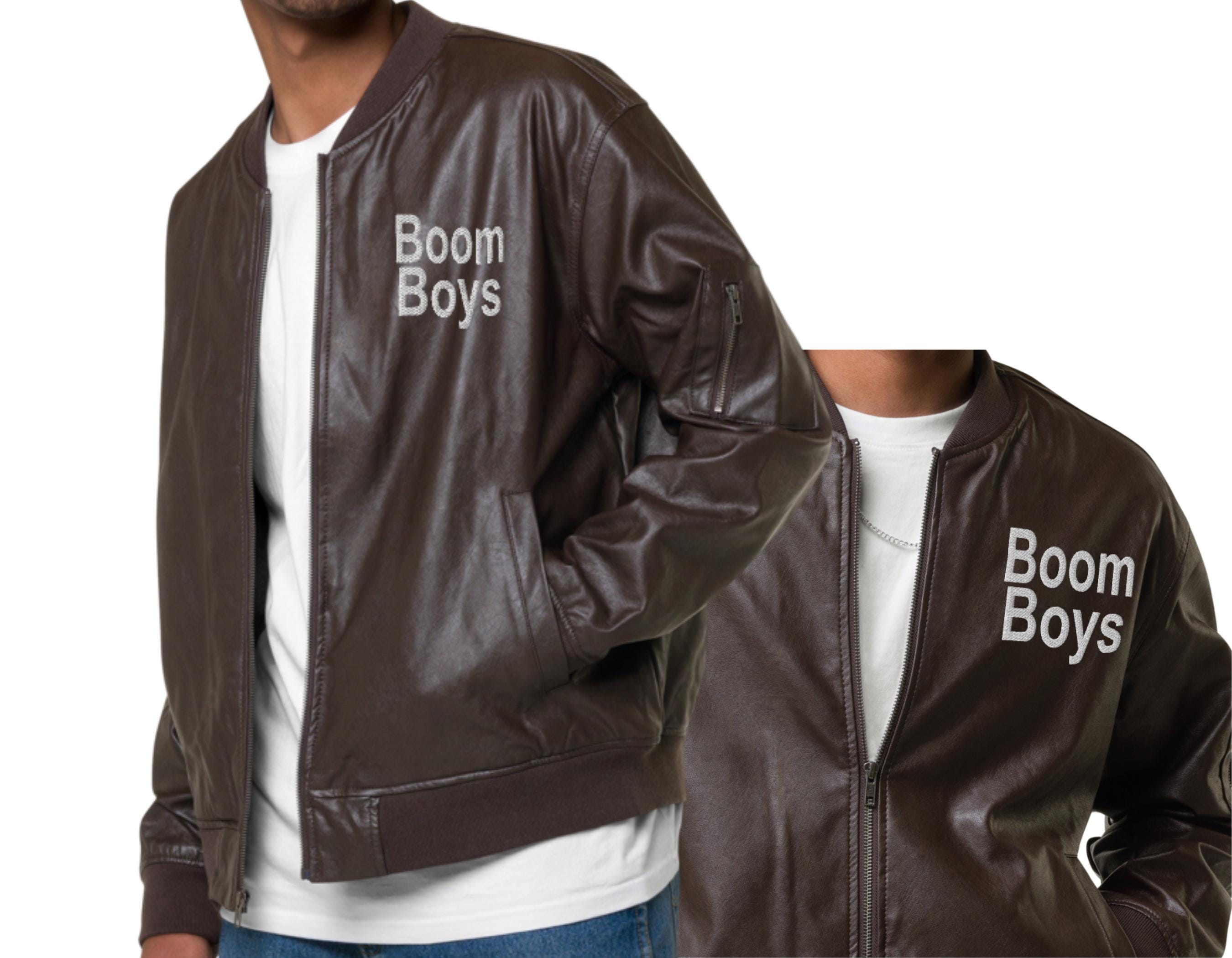 Unisex Custom Made to Order Jacket, Embroidered Faux Leather Jacket ...