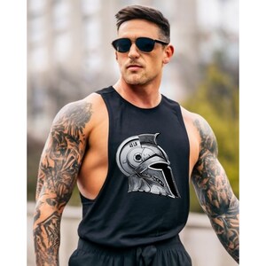 Low Arm Stringer Tank Top Slim Fit, Gym Gifts, Open Arm Stringer Tank Top Fitted Shirt, Tank Tops, Workout Gifts, Muscle Tank Top, Fitness