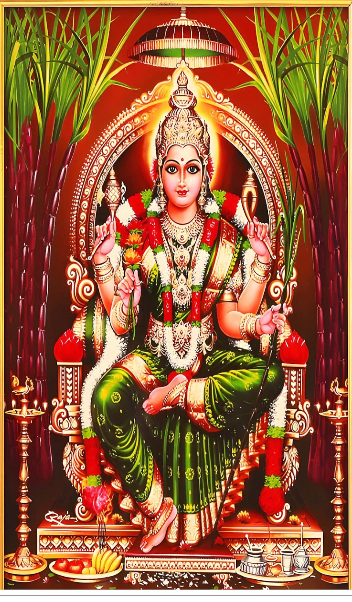 Goddess Sri Rajarajeshwari Lalitha Tripura Sundari MATA Navrathri Durga ...