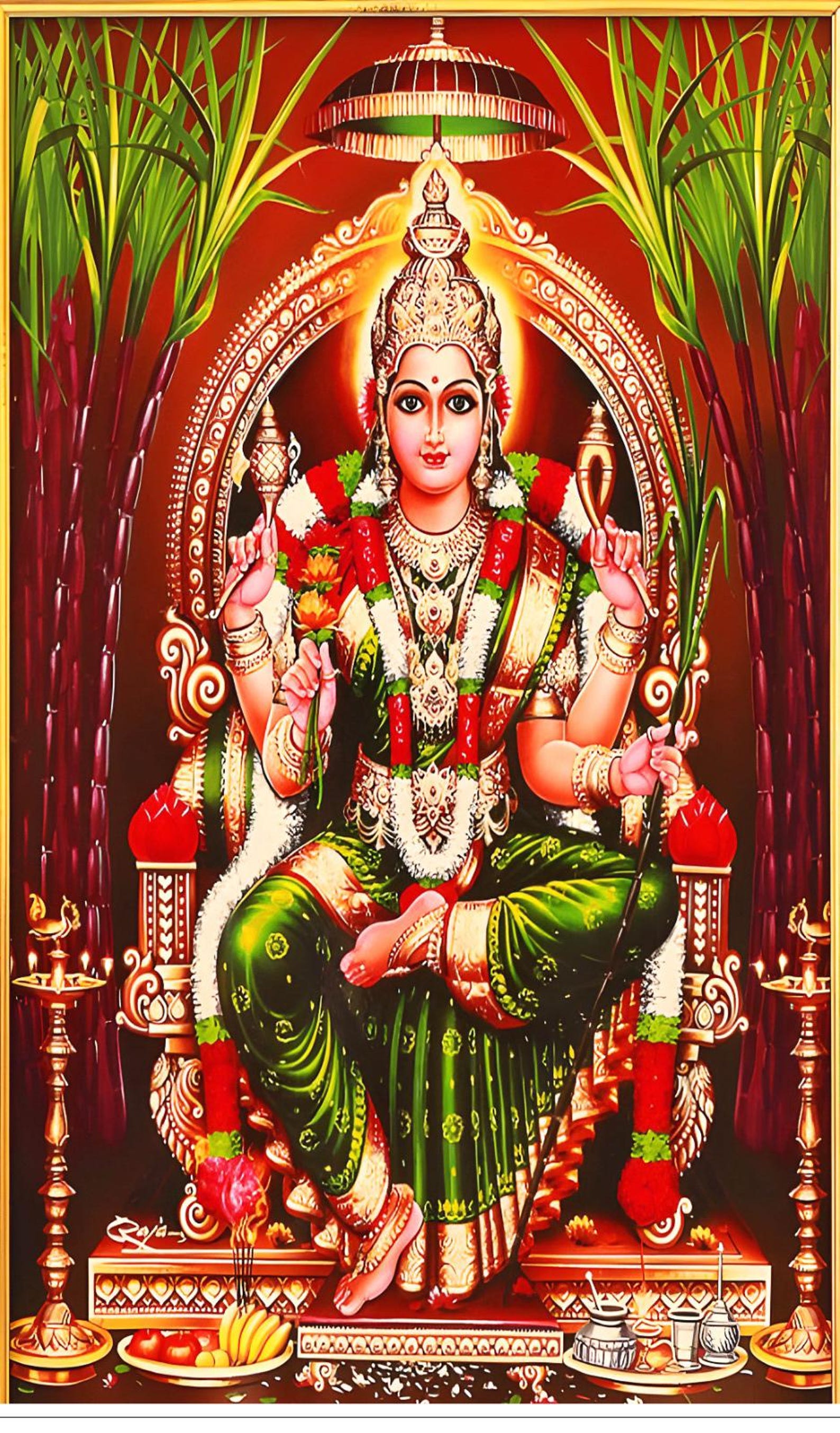 Goddess Sri Rajarajeshwari Lalitha Tripura Sundari MATA Navrathri Durga ...