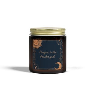 Prayers to the Bracket Gods Jiu Jitsu Gift Funny Candle
