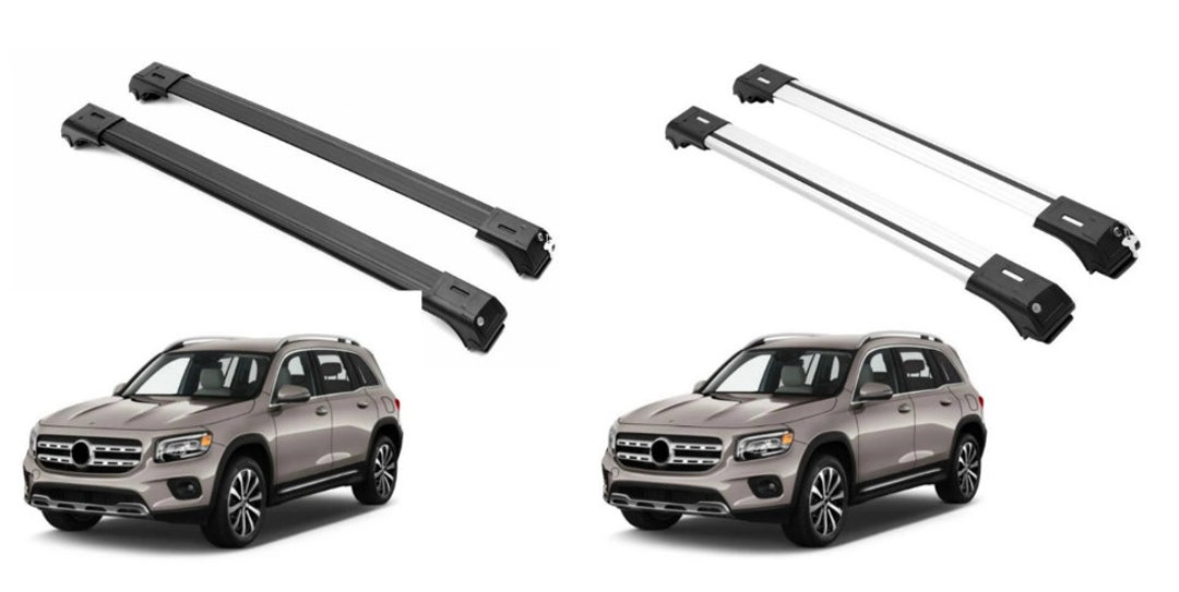 Roof Racks Mercedes GLB 2019 2023 Black / Grey Skybar V1 Etsy