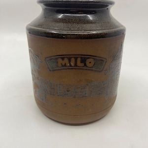Vintage Milo jar by Austin Park Pottery
