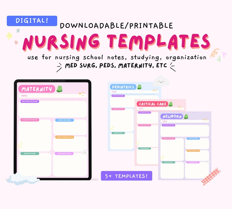 nursing-student-study-template-digital-pdf-downloadable-nursing