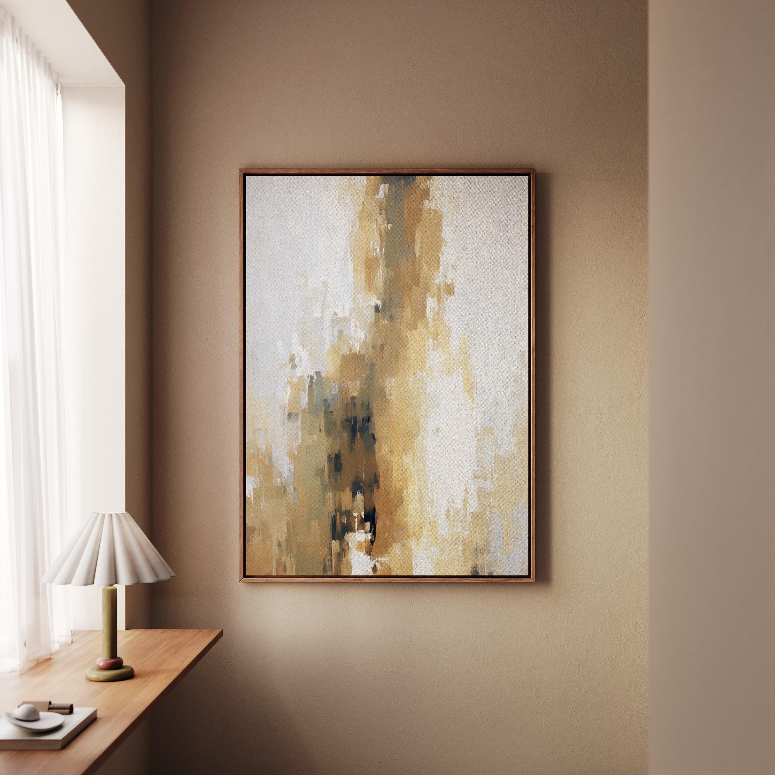 Japandi Abstract Wall Art | Wabi Sabi Canvas Print | Neutral Modern ...