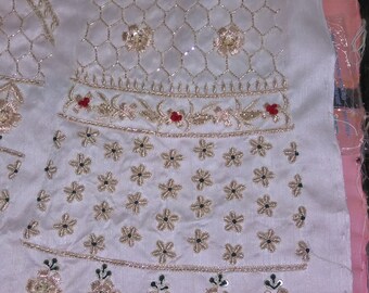 Hand made embroidery  lehanga choli