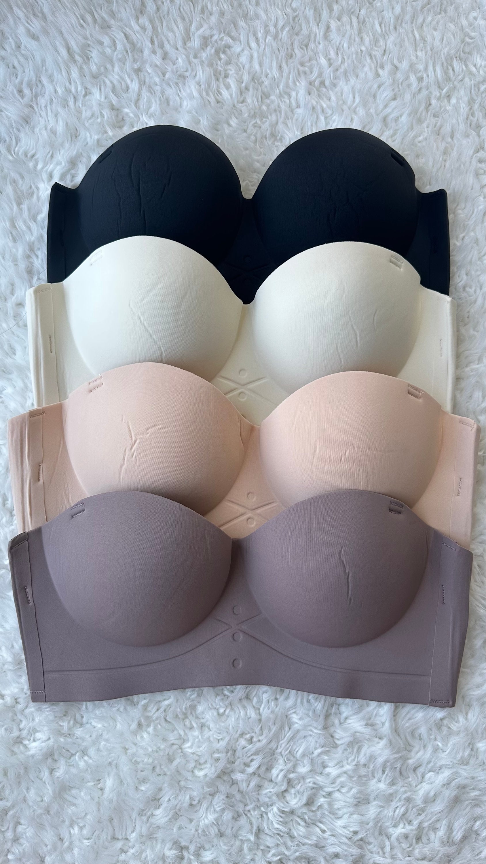 Reggiseno Senza Ferretto Push-Up - Comodo, Senza Cuciture, Con Spalline Regolabili, 55% Nylon 45% Elastan - Foto 12