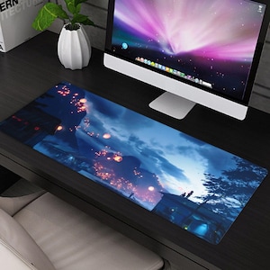 Large Anime Desk Mat, Large Anime Mouse Pad, Anime Mouse Pad, Gaming Mouse Pad, Office Decoration, Gaming Table Mat, Keyboard Pad, Cute Gift
