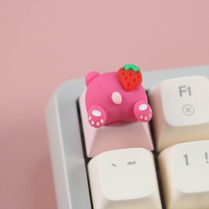 Cartoon Resin Keycap, Character Keycaps, Esc Keycap, Mechanical Keycap, Custom Cute Keyboard, Kawaii Keyboard Decoration, Office Accessories Lotso-B