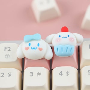 Cartoon Keycap, Kawaii Resin Keycap, Pink Cute Keycap, Esc Keycap, Mechanical Keycap, Custom Cute Keyboard, Kawaii Keyboard Decoration, Pink