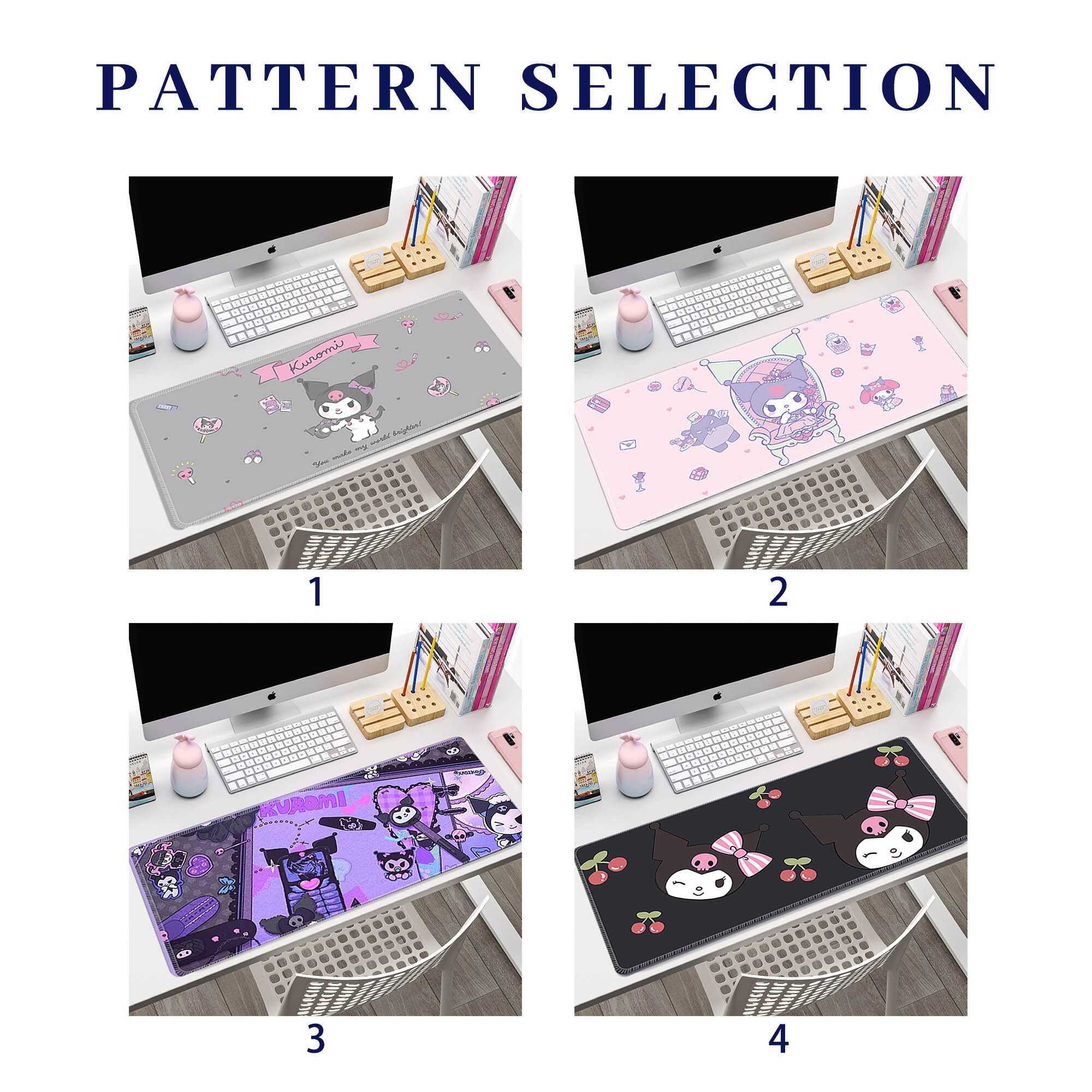 Table Mouse Mat Large Cartoon Table Mat, Gaming Mouse Pad, Table Mat, Kawaii Mouse Pad ...