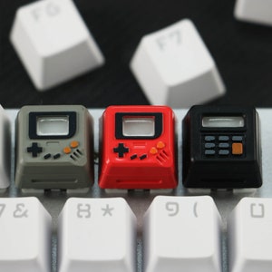 3 in 1 Gameboy Keycap Set, mechanical keycap, Resin Keycap, Custom Keycaps, Artisan Keycap, ESC Spacebar Keycap, Cute Anime Keycap, Gift