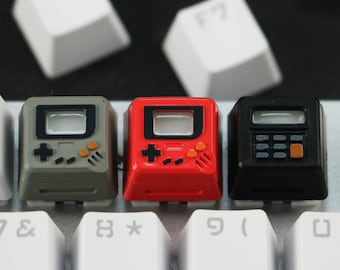 3 in 1 Gameboy Keycap Set, mechanical keycap, Resin Keycap, Custom Keycaps, Artisan Keycap, ESC Spacebar Keycap, Cute Anime Keycap, Gift
