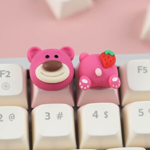 Cartoon Resin Keycap, Character Keycaps, Esc Keycap, Mechanical Keycap, Custom Cute Keyboard, Kawaii Keyboard Decoration, Office Accessories image 5