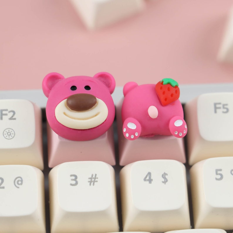 Cartoon Resin Keycap, Character Keycaps, Esc Keycap, Mechanical Keycap, Custom Cute Keyboard, Kawaii Keyboard Decoration, Office Accessories image 5