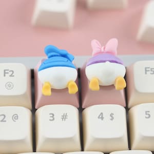 Cartoon Resin Keycap, Character Keycaps, Esc Keycap, Mechanical Keycap, Custom Cute Keyboard, Kawaii Keyboard Decoration, Office Accessories image 2