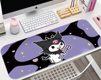 Cartoon Mouse Pad, Gaming Mouse Pad, Cartoon Table Mat, Cute Mouse Pad, Kawaii Office Decoration, Pink Desk Pad, Cartoon Desk Accessories