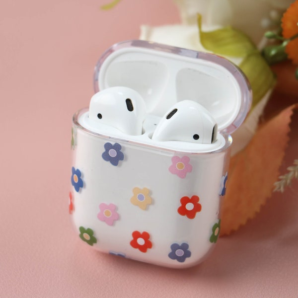 Flower Apple Earphone Case, Cute Airpods Case, Kawaii Earphone Case, Suitable For Airpods 1/2, Airpods pro, AirPods Accessories, Gift
