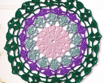 Crochet Mandala Pattern Round: English PDF (Digital Download)