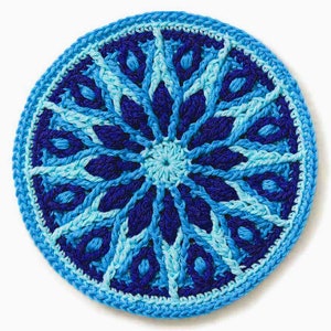 Starburst Crochet Mandala Pattern, Crochet Doily Pattern, Mandala Crochet Pattern, English Pattern PDF