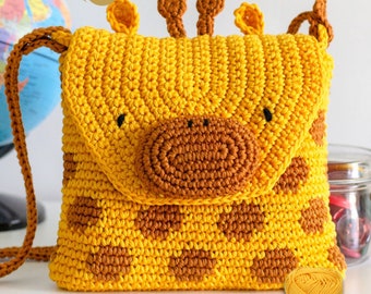 Crochet Giraffe Tote Giraffe Bag Crochet Pattern, Amigurumi Animal