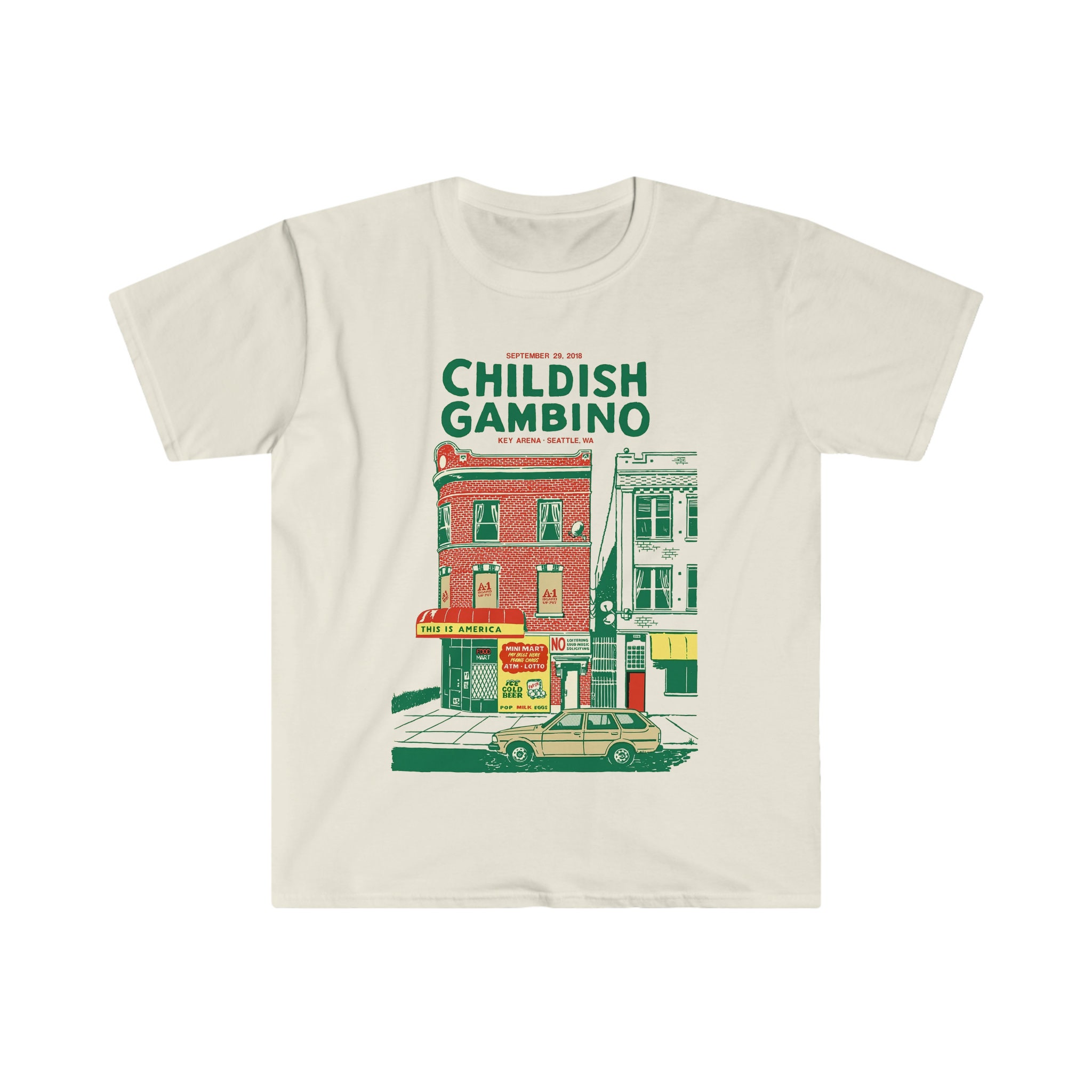 Discover Childish Gambino T-shirt, Donald Glover Gambino Camiseta para Hombre Mujer