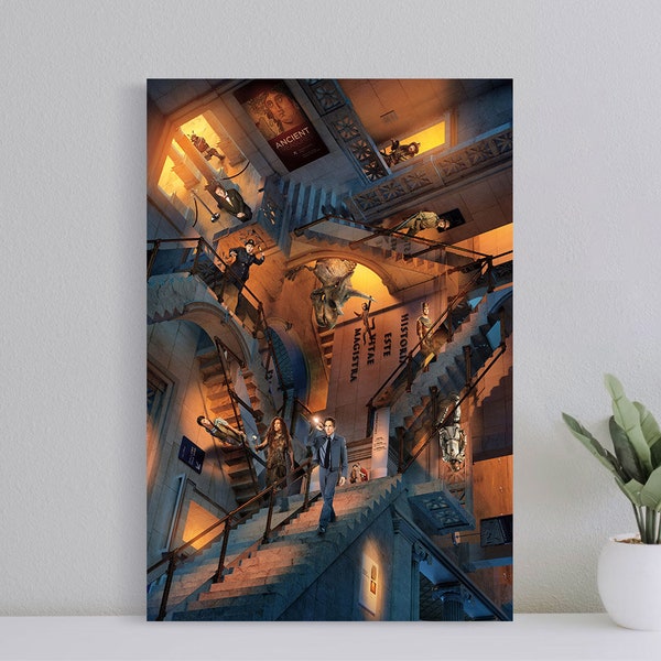 Night at the Museum Secret of the Tomb Movie Poster, Wall Art Film Print, Art Poster for Gift, Home Decor Poster, (No Frame)