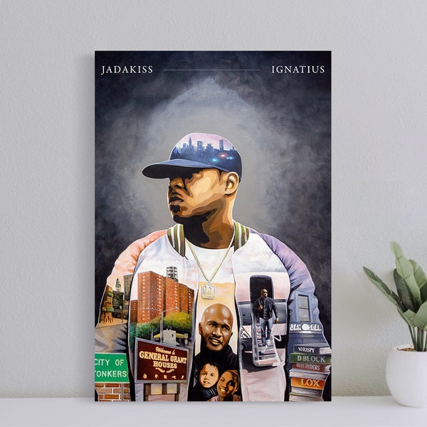Rapper Jadakiss Ignatius Music Album Poster, Wall Art Film Print, Art Poster for Gift, Home Decor Poster, (No Frame)