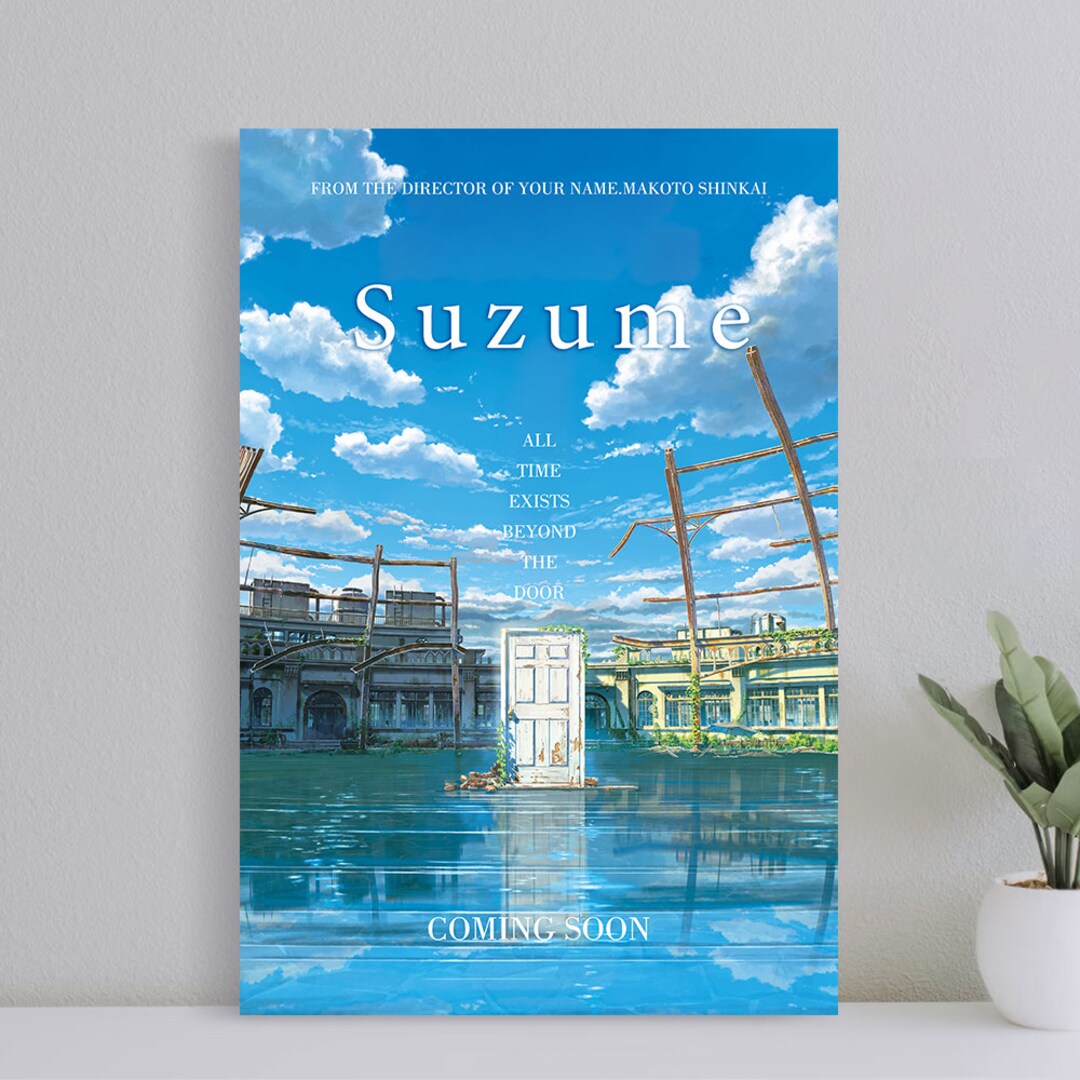 Suzume Movie Poster 2023 Film, Wall Art Film Print, Art Poster for Gift