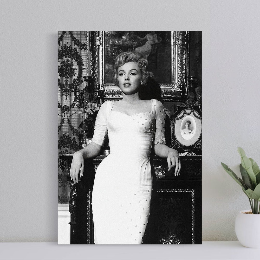 Marilyn Monroe Weißes Kleid Poster, Wand Kunst Leinwand Druck, Kunst Poster für Geschenk