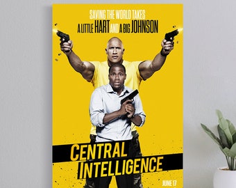 Central Intelligence 2016  Movie Poster, Wall Art Film Print, Art Poster for Gift, Home Decor Poster, (No Frame)