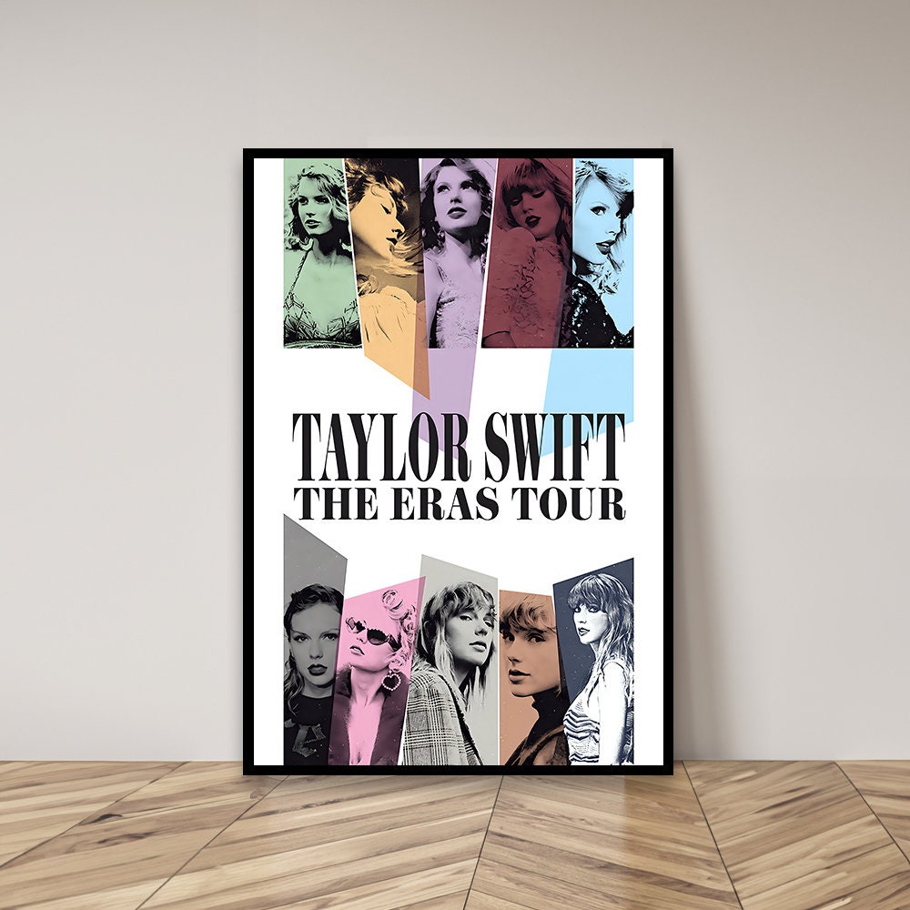 Taylor Eras Tour Poster, Wall Art Music Poster