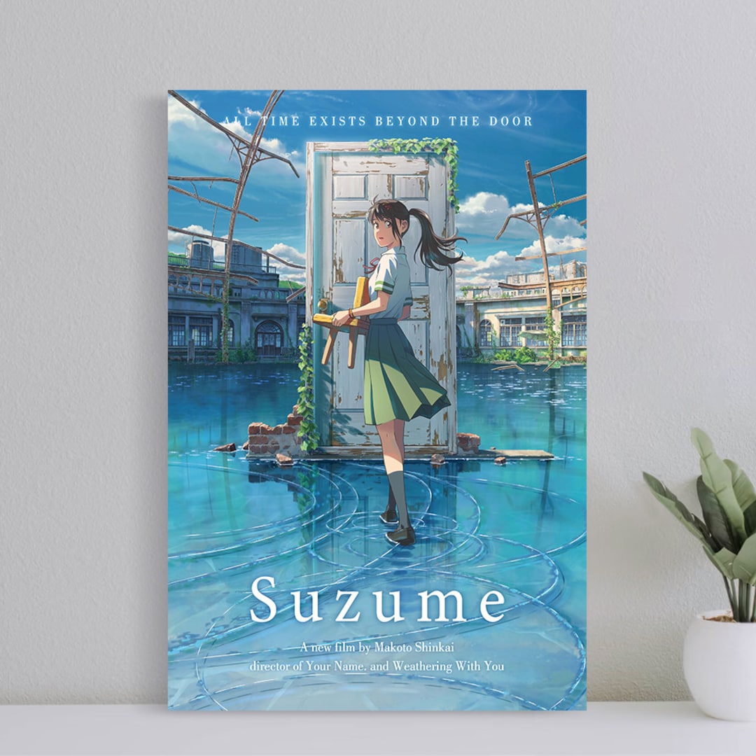 Suzume Poster, Suzume 2023 Movie Poster, Wall Art Film Print, Art